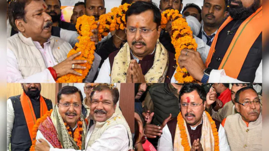 नितिन नवीन की ताजपोशी