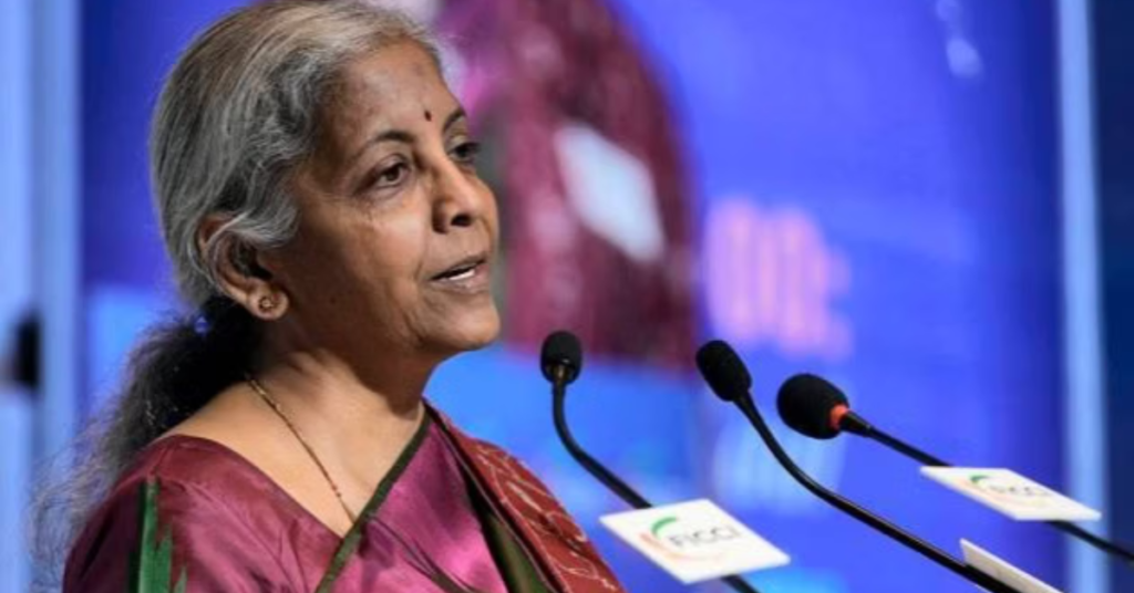 वित्त मंत्री फेक वीडियो से जुड़ी वायरल क्लिप का स्क्रीनशॉट