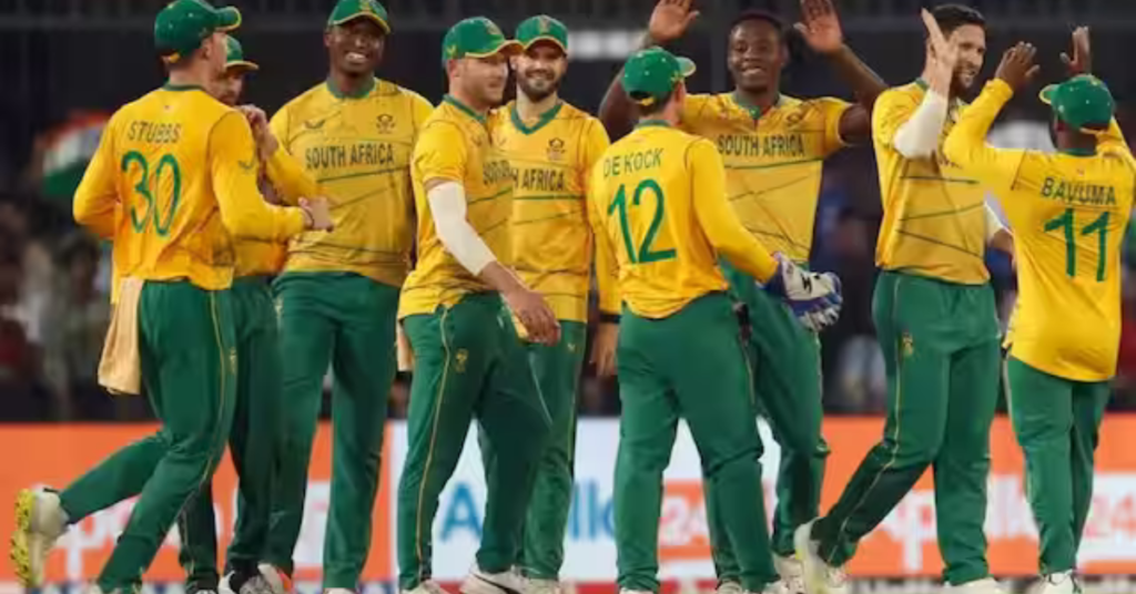 साउथ अफ्रीका ने भारत को 76 रन से हराया मैच का दृश्य