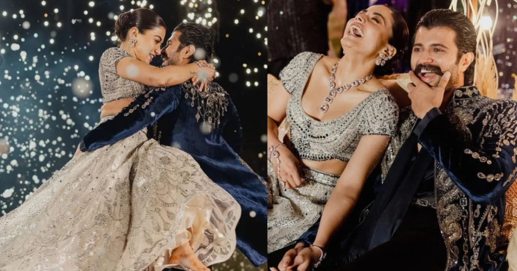 विजय देवरकोंडा और रश्मिका मंदाना की संगीत सेरेमनी की वायरल तस्वीर