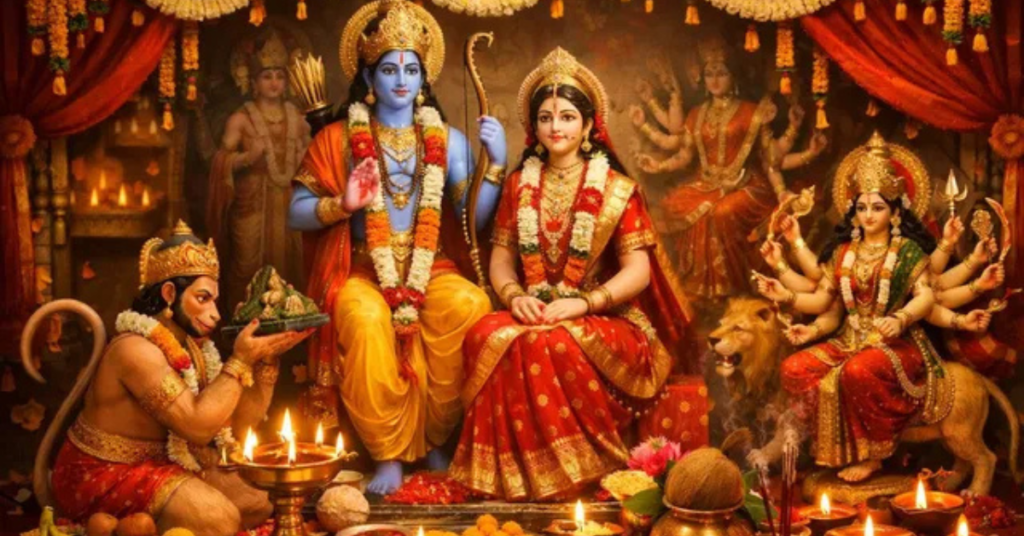 राम नवमी 2026 पूजा और भगवान राम की झांकी