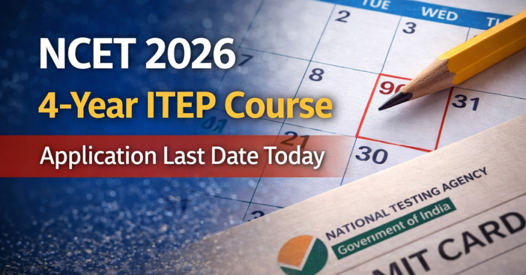 NCET 2026 4-Year ITEP Course