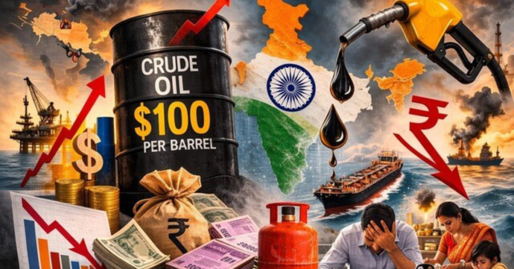 crude oil price today गिरकर $100 से नीचे, पेट्रोल डीजल रेट अपडेट
