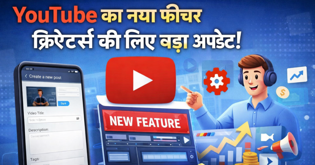You Tube New Feature अपडेट से क्रिएटर्स को मिलेगा बड़ा फायदा