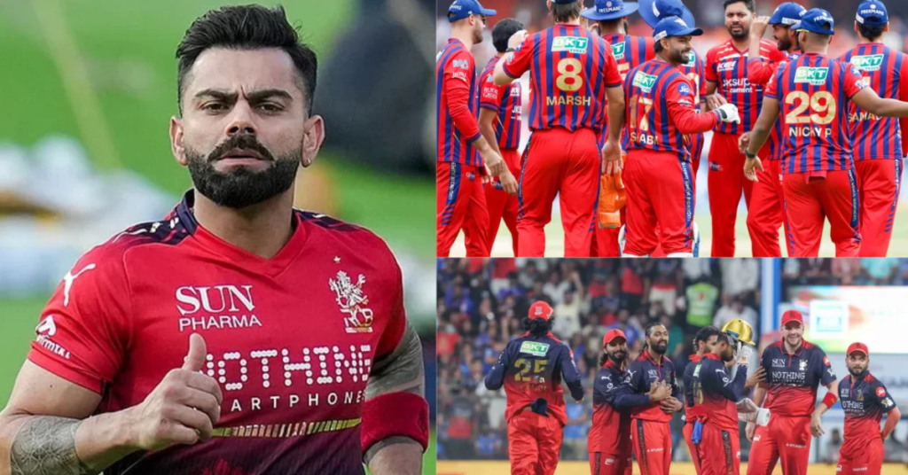 विराट कोहली पहली ओवर में बल्लेबाजी करते हुए