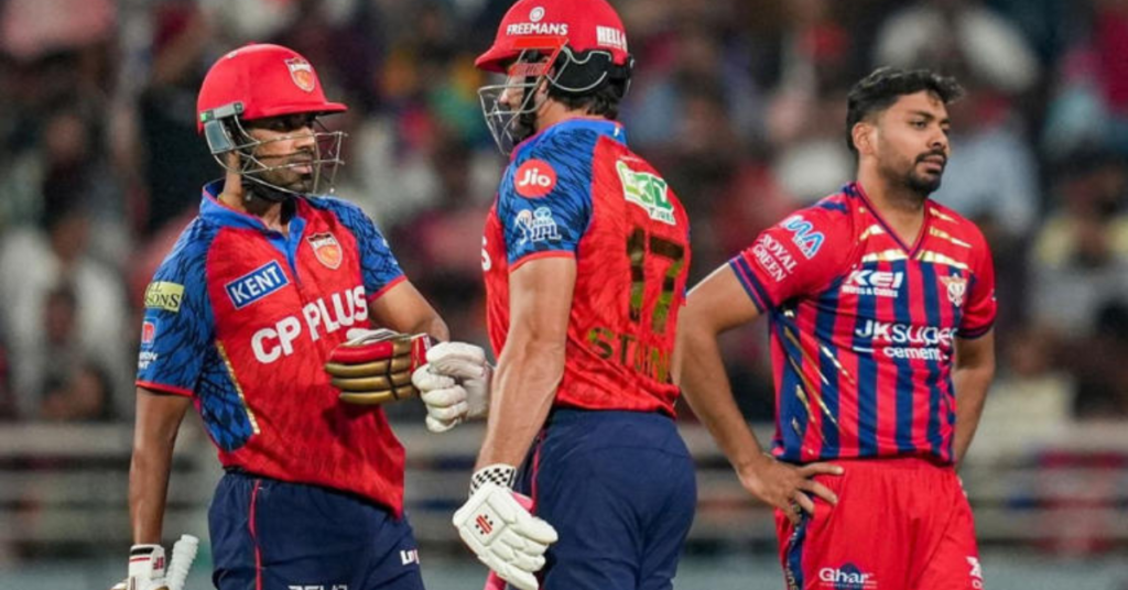 IPL 2026 पॉइंट्स टेबल में KKR और LSG की स्थिति दिखाता हुआ अपडेट