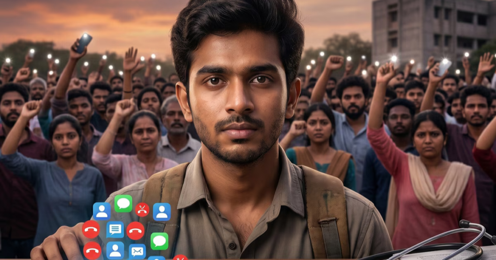 केरल दलित मेडिकल छात्र मामले से जुड़ी तस्वीर