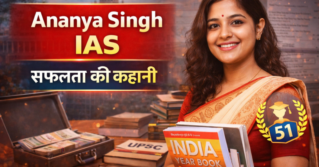 Ananya Singh IAS की सफलता की कहानी और UPSC उपलब्धि को दर्शाता चित्र