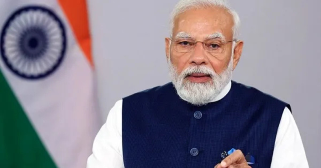 PM मोदी निवेश न्योता देते हुए यूरोपीय कंपनियों को संबोधित करते हुए