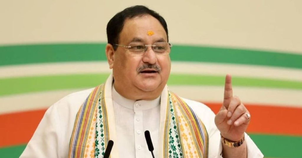 धर्मेंद्र प्रधान इस्तीफा पर जेपी नड्डा का बयान
