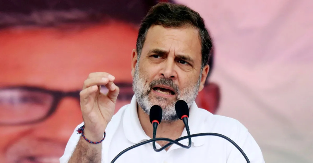 राहुल गांधी के धरने पर BJP का हमला